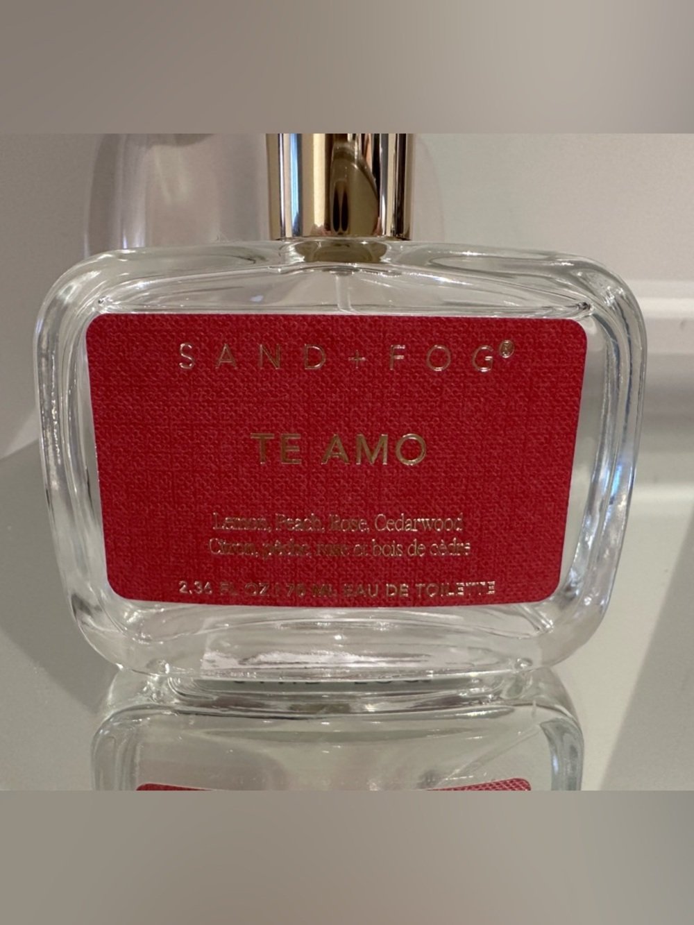 Te Amo Women's Eau de Toilette Sand + Fog NWT - Picture 3 of 4